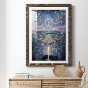 Solace II - Barnwood Framed Art Print