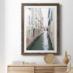 Venice Canal II - Premium Framed Print - Distressed Barnwood Frame - Ready to Hang