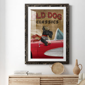 Old Dog Classics - Premium Framed Print - Distressed Barnwood Frame - Ready to Hang