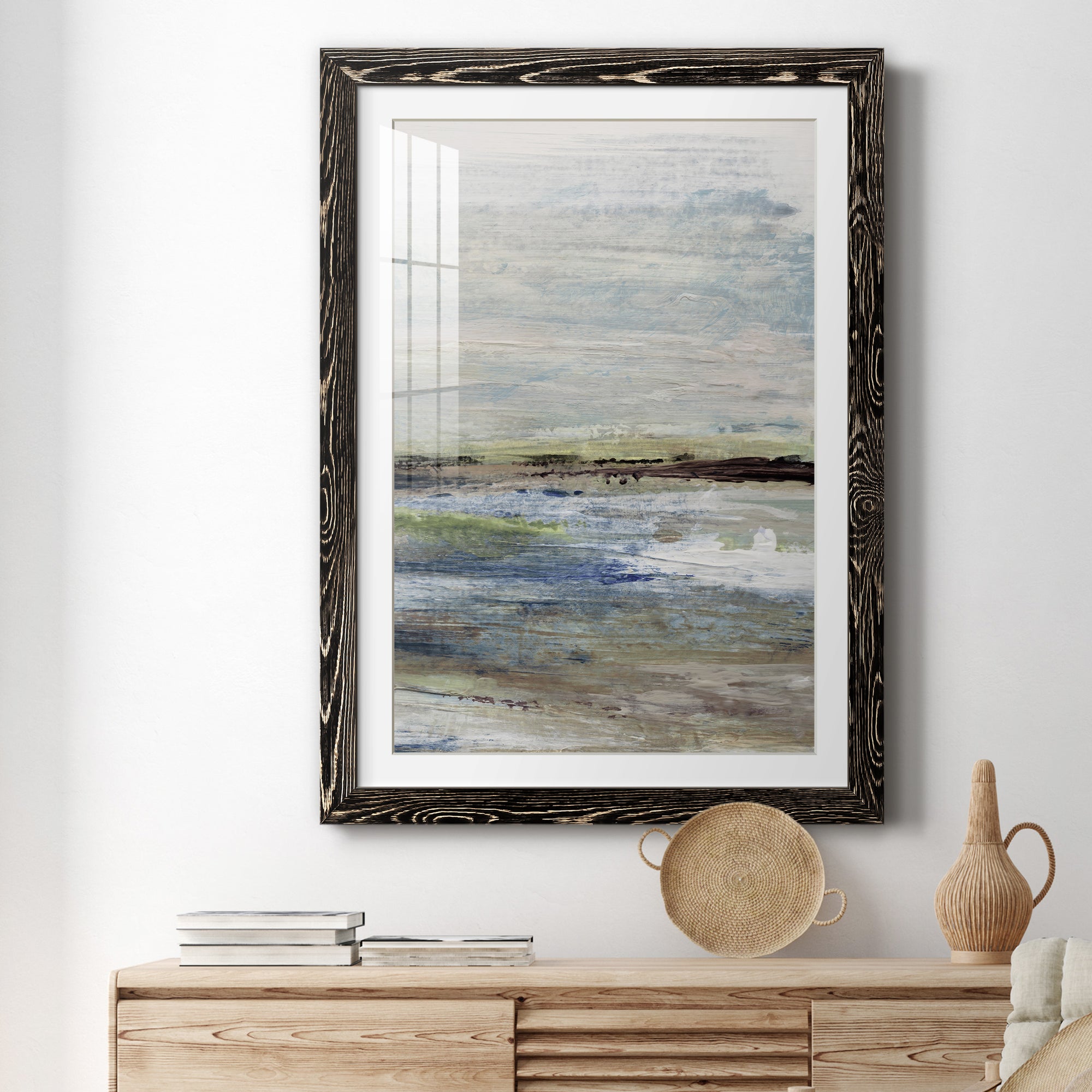 Wetlands II - Premium Framed Print - Distressed Barnwood Frame - Ready to Hang