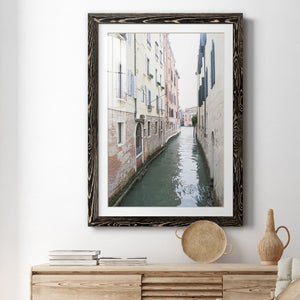 Venice Canal II - Premium Framed Print - Distressed Barnwood Frame - Ready to Hang