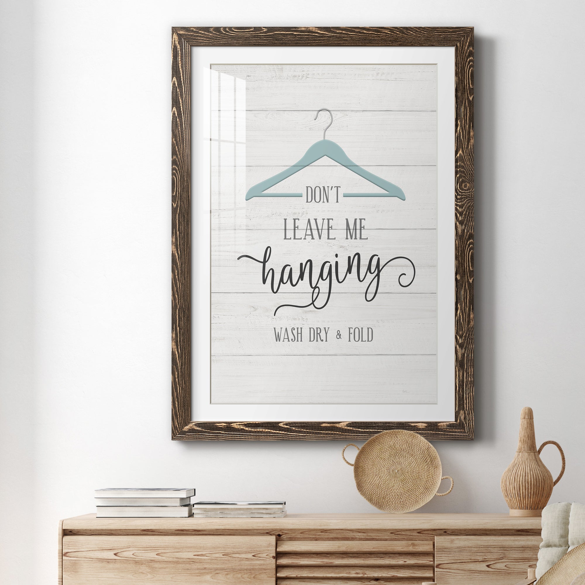 Don't Leave - Premium Framed Print - Distressed Barnwood Frame - Ready to Hang