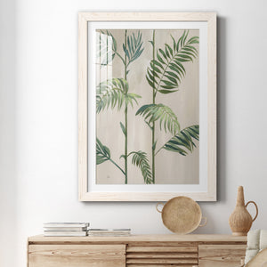 Modern Fronds I - Barnwood Framed Art Print