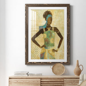 Tribal Vision I - Barnwood Framed Art Print