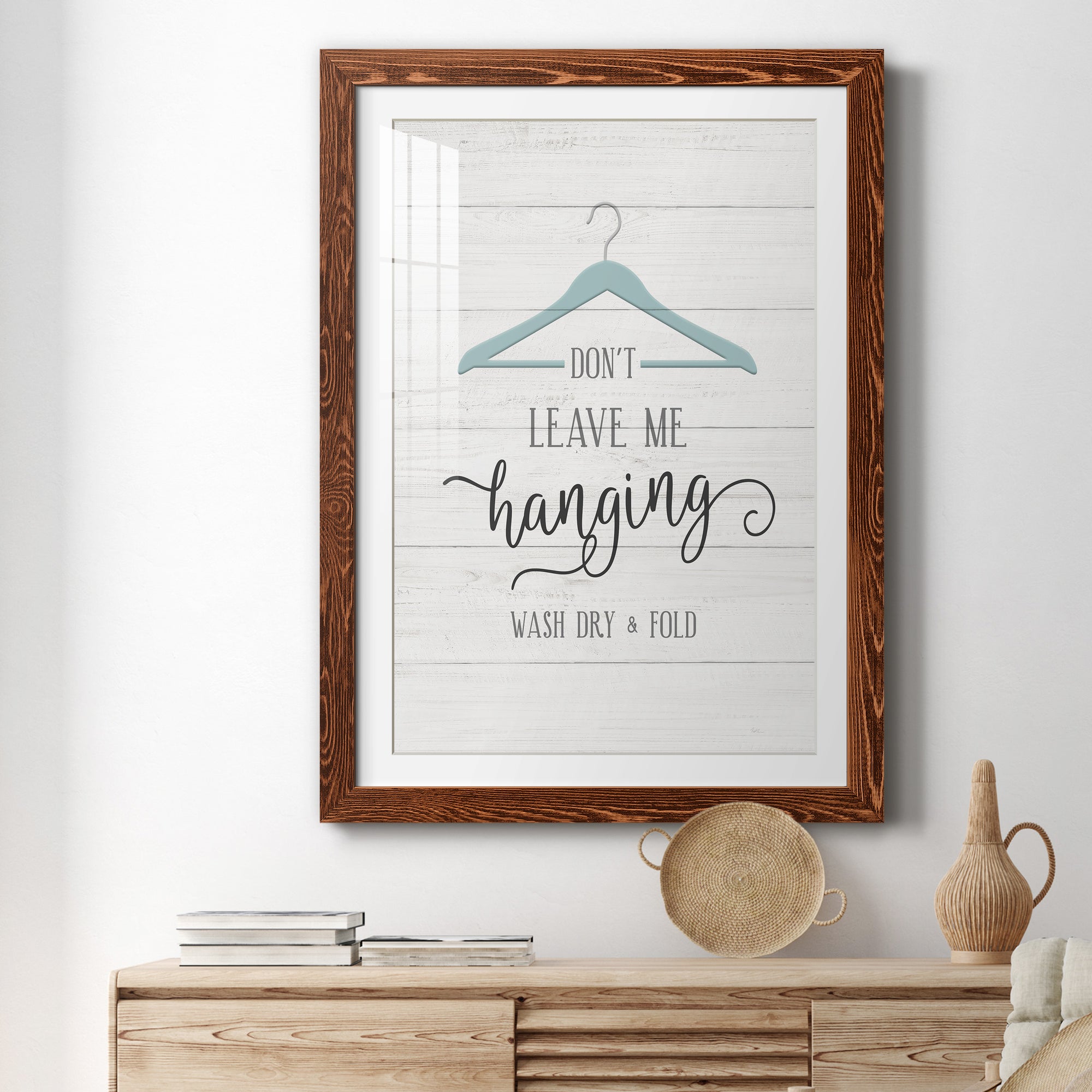 Don't Leave - Premium Framed Print - Distressed Barnwood Frame - Ready to Hang