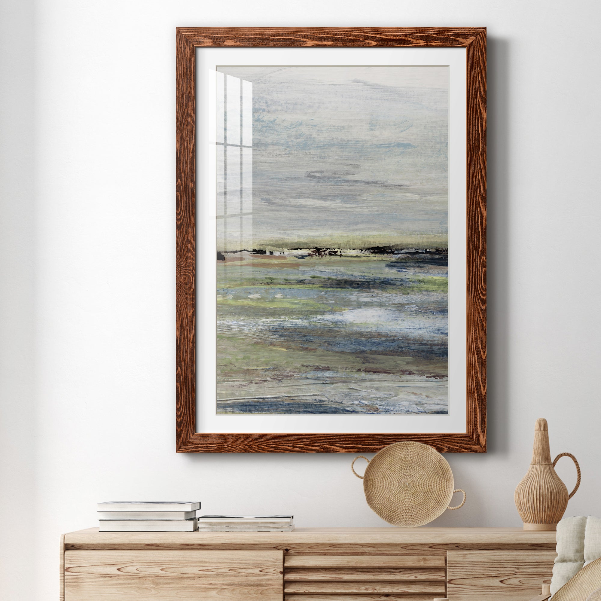 Wetlands I - Premium Framed Print - Distressed Barnwood Frame - Ready to Hang