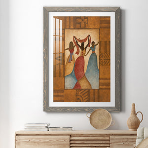 Rhythm - Barnwood Framed Art Print
