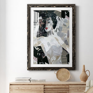 Runway Star - Barnwood Framed Art Print