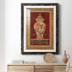 Romantic Urn II - Barnwood Framed Art Print