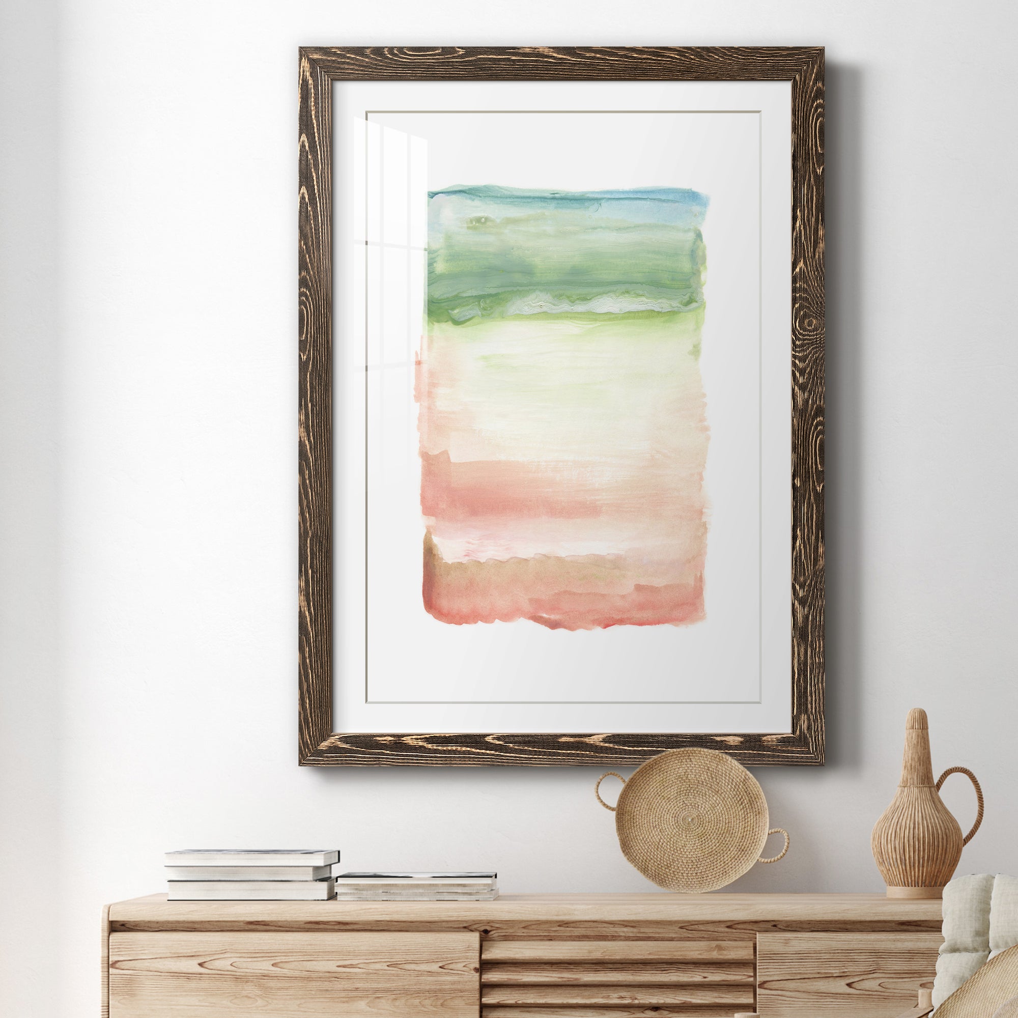 Skye I - Premium Framed Print - Distressed Barnwood Frame - Ready to Hang