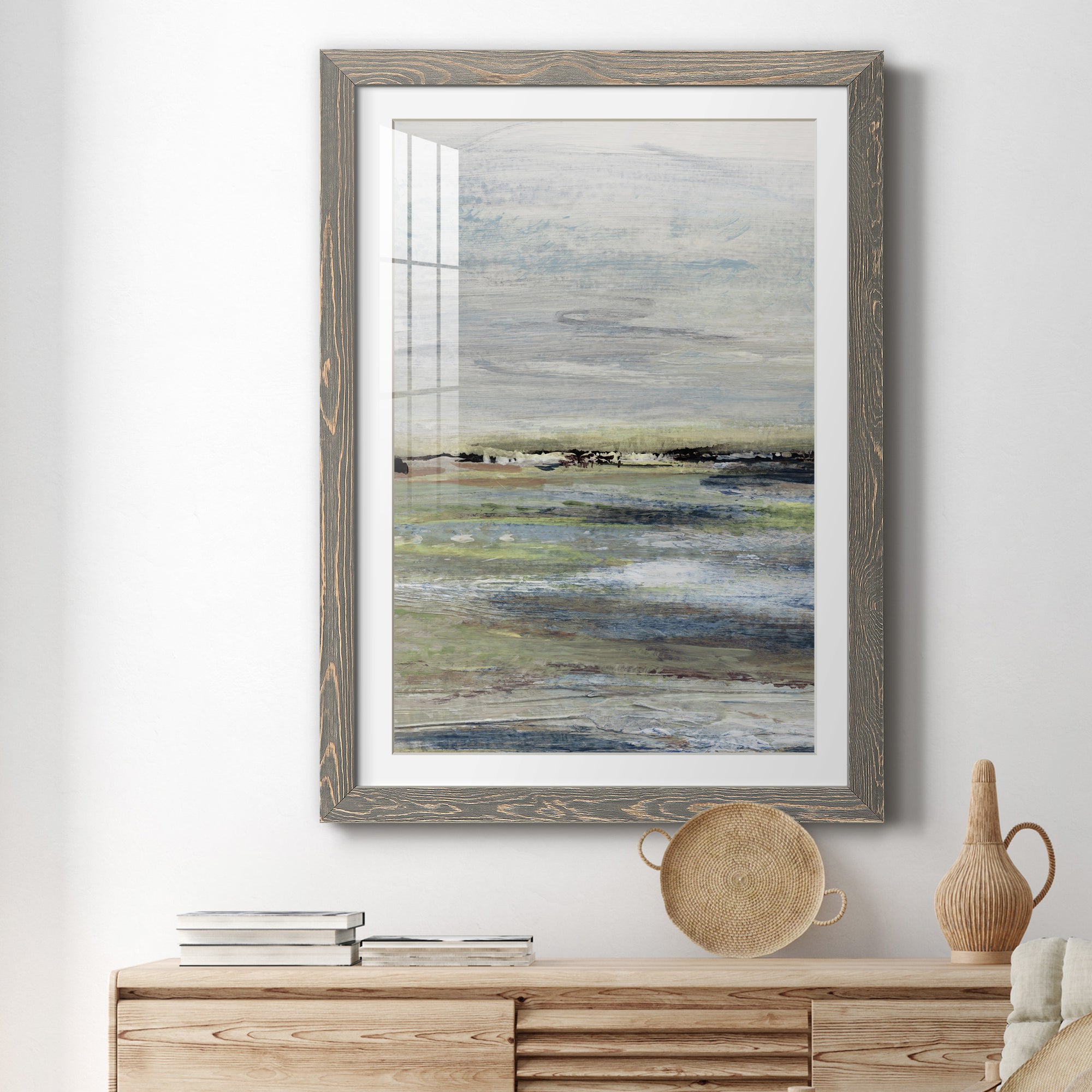 Wetlands I - Premium Framed Print - Distressed Barnwood Frame - Ready to Hang