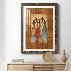 Rhythm - Barnwood Framed Art Print
