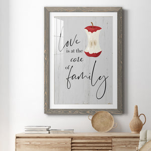 Core of Family - Premium Framed Print - Distressed Barnwood Frame - Ready to Hang