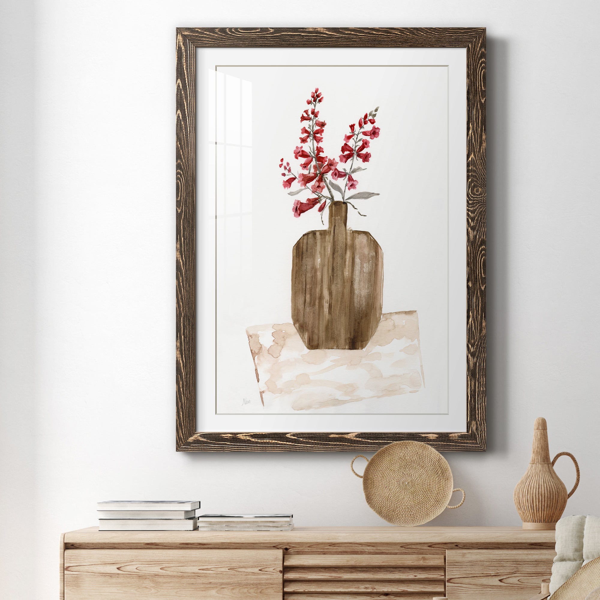 Simply Country II - Barnwood Framed Art Print