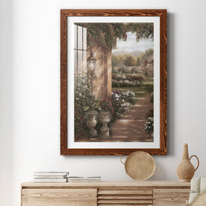 Evening in the Conservatory - Barnwood Framed Art Print