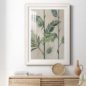 Modern Fronds II - Barnwood Framed Art Print