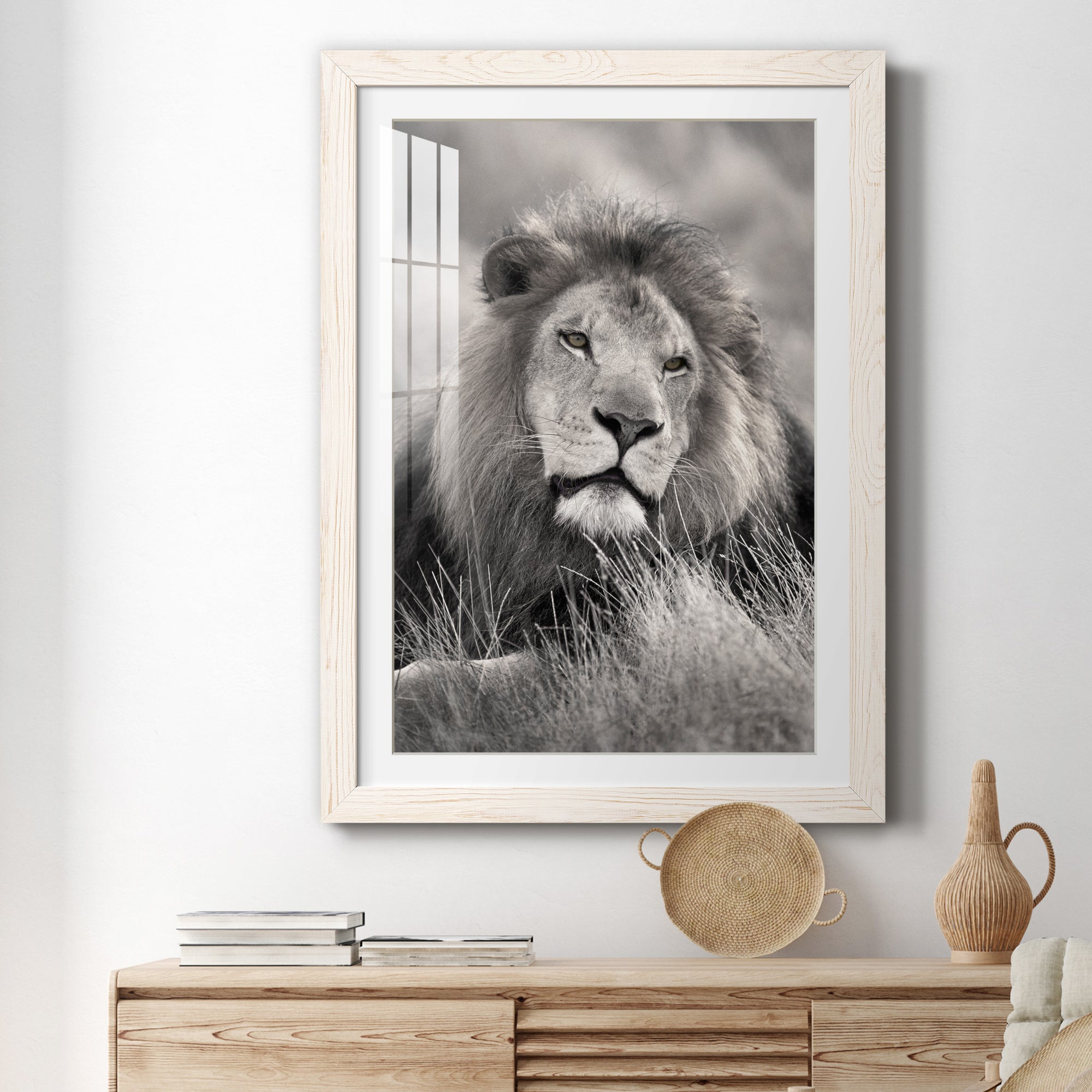 Pride of the Pride - Barnwood Framed Art Print