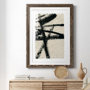 Lines Crossed III - Premium Framed Print - Distressed Barnwood Frame - Ready to Hang