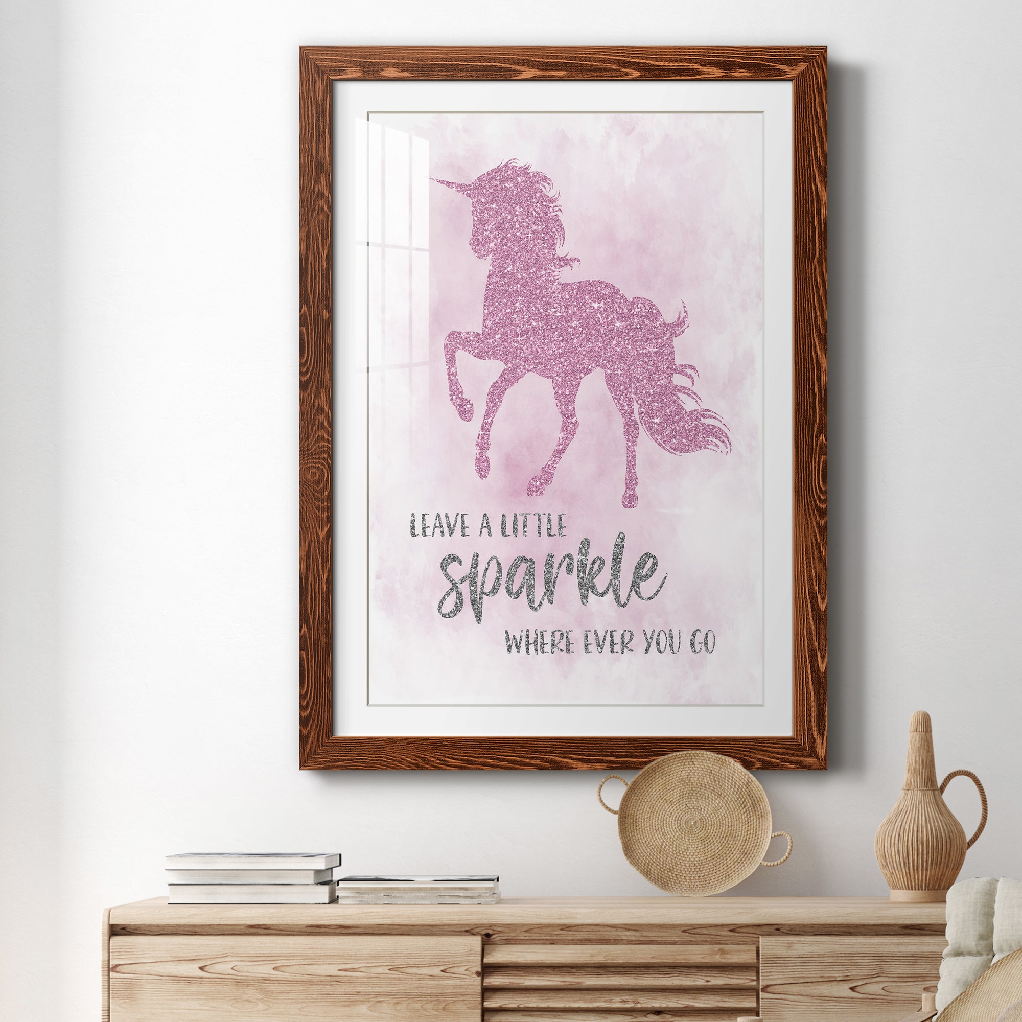 Sparkle - Barnwood Framed Art Print