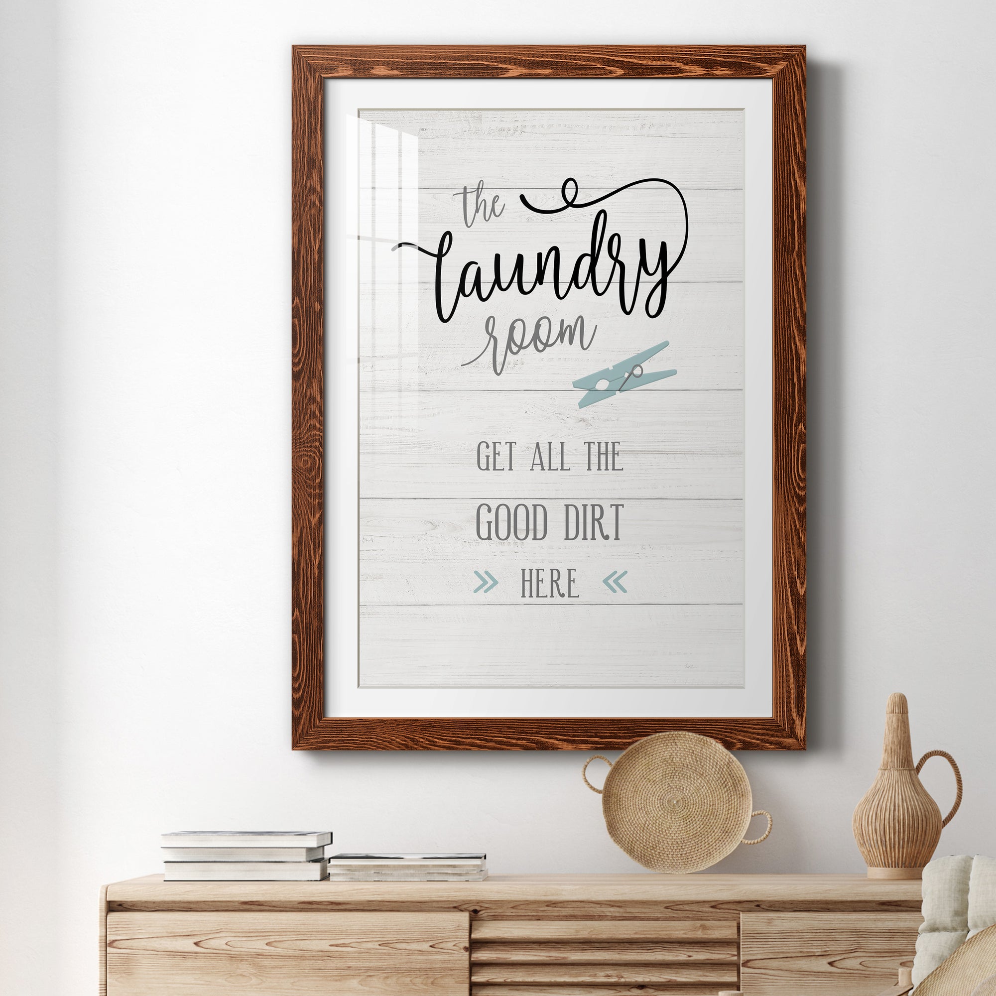 Good Dirt - Premium Framed Print - Distressed Barnwood Frame - Ready to Hang