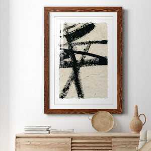 Lines Crossed III - Premium Framed Print - Distressed Barnwood Frame - Ready to Hang