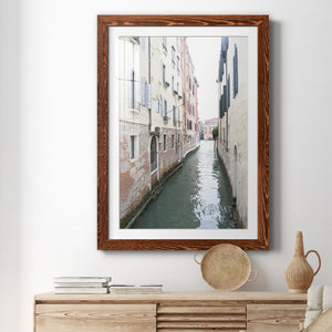 Venice Canal II - Premium Framed Print - Distressed Barnwood Frame - Ready to Hang