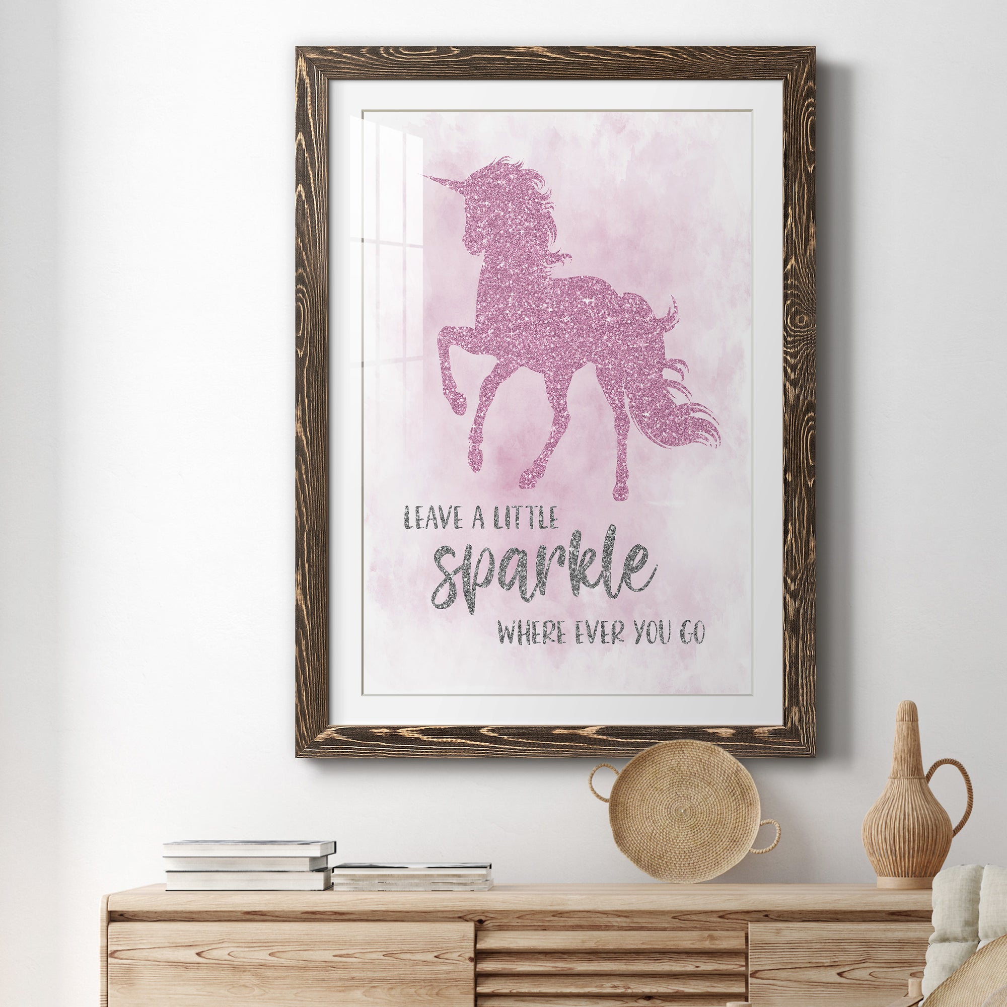 Sparkle - Barnwood Framed Art Print