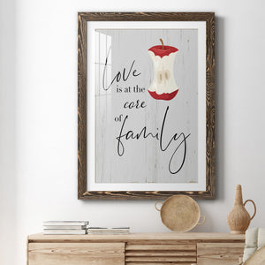 Core of Family - Premium Framed Print - Distressed Barnwood Frame - Ready to Hang