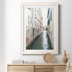 Venice Canal II - Premium Framed Print - Distressed Barnwood Frame - Ready to Hang