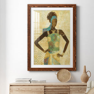 Tribal Vision I - Barnwood Framed Art Print