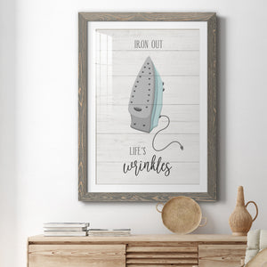 Iron Out - Premium Framed Print - Distressed Barnwood Frame - Ready to Hang