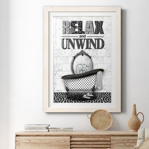 Relax and Unwind - Barnwood Framed Art Print