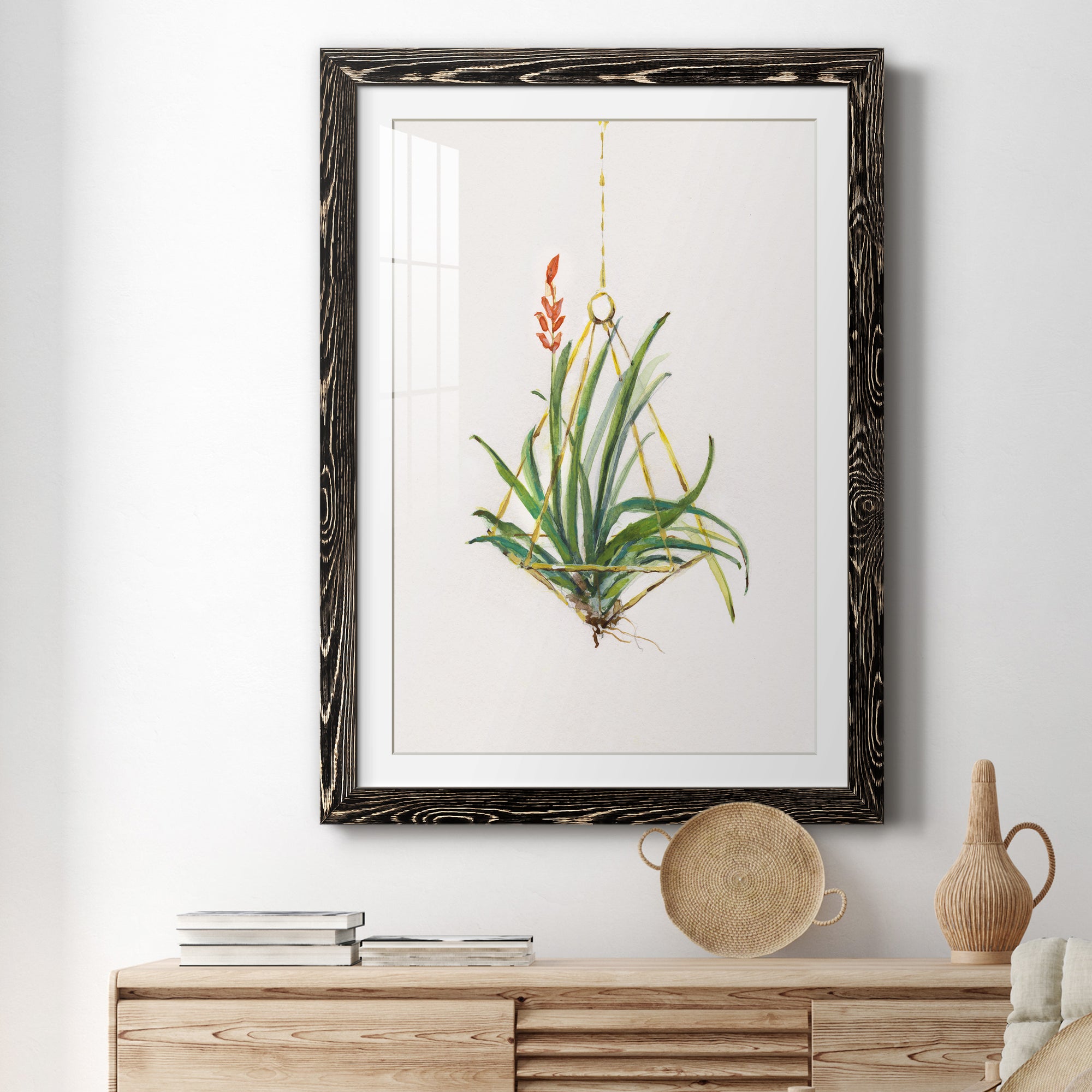 Gardenaire I - Barnwood Framed Art Print