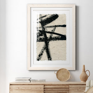 Lines Crossed III - Premium Framed Print - Distressed Barnwood Frame - Ready to Hang