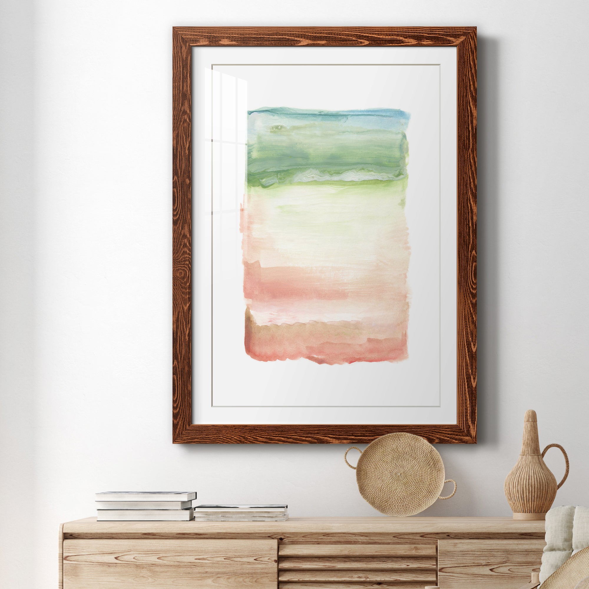 Skye I - Premium Framed Print - Distressed Barnwood Frame - Ready to Hang