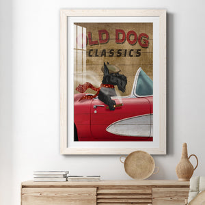 Old Dog Classics - Premium Framed Print - Distressed Barnwood Frame - Ready to Hang