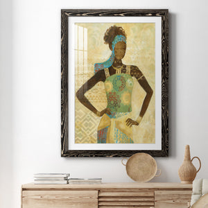 Tribal Vision I - Barnwood Framed Art Print