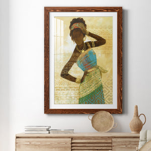 Tribal Vision II - Barnwood Framed Art Print