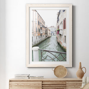 Venice Canal I - Premium Framed Print - Distressed Barnwood Frame - Ready to Hang