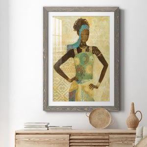 Tribal Vision I - Barnwood Framed Art Print