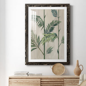 Modern Fronds II - Barnwood Framed Art Print