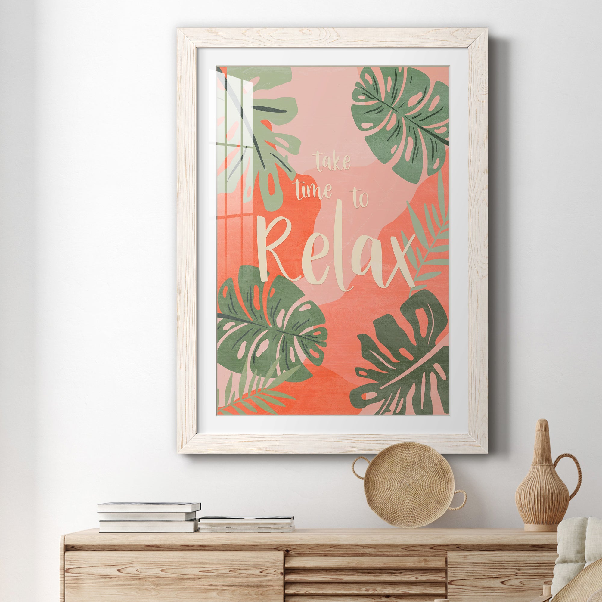 Take Time - Premium Framed Print - Distressed Barnwood Frame - Ready to Hang