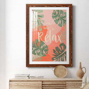 Take Time - Premium Framed Print - Distressed Barnwood Frame - Ready to Hang