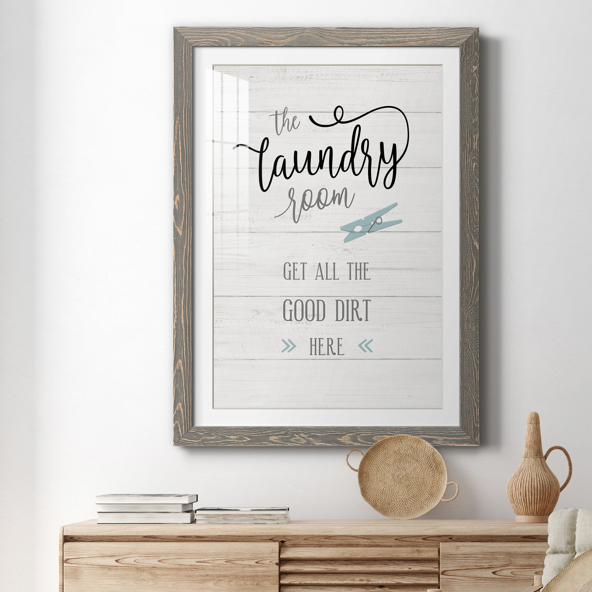 Good Dirt - Premium Framed Print - Distressed Barnwood Frame - Ready to Hang