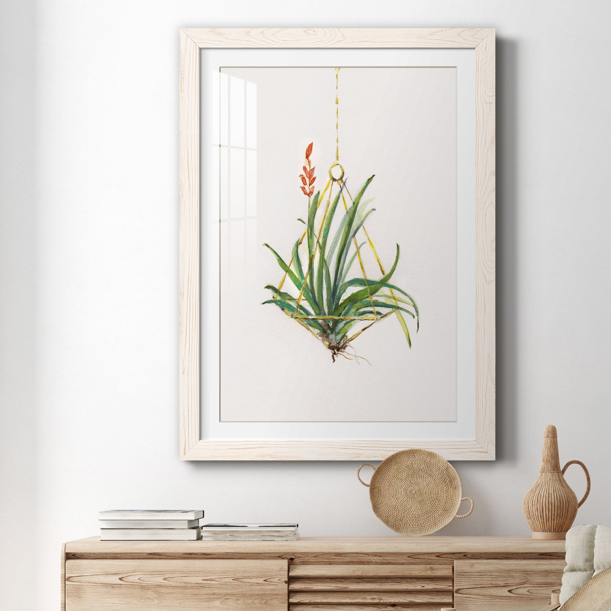 Gardenaire I - Barnwood Framed Art Print