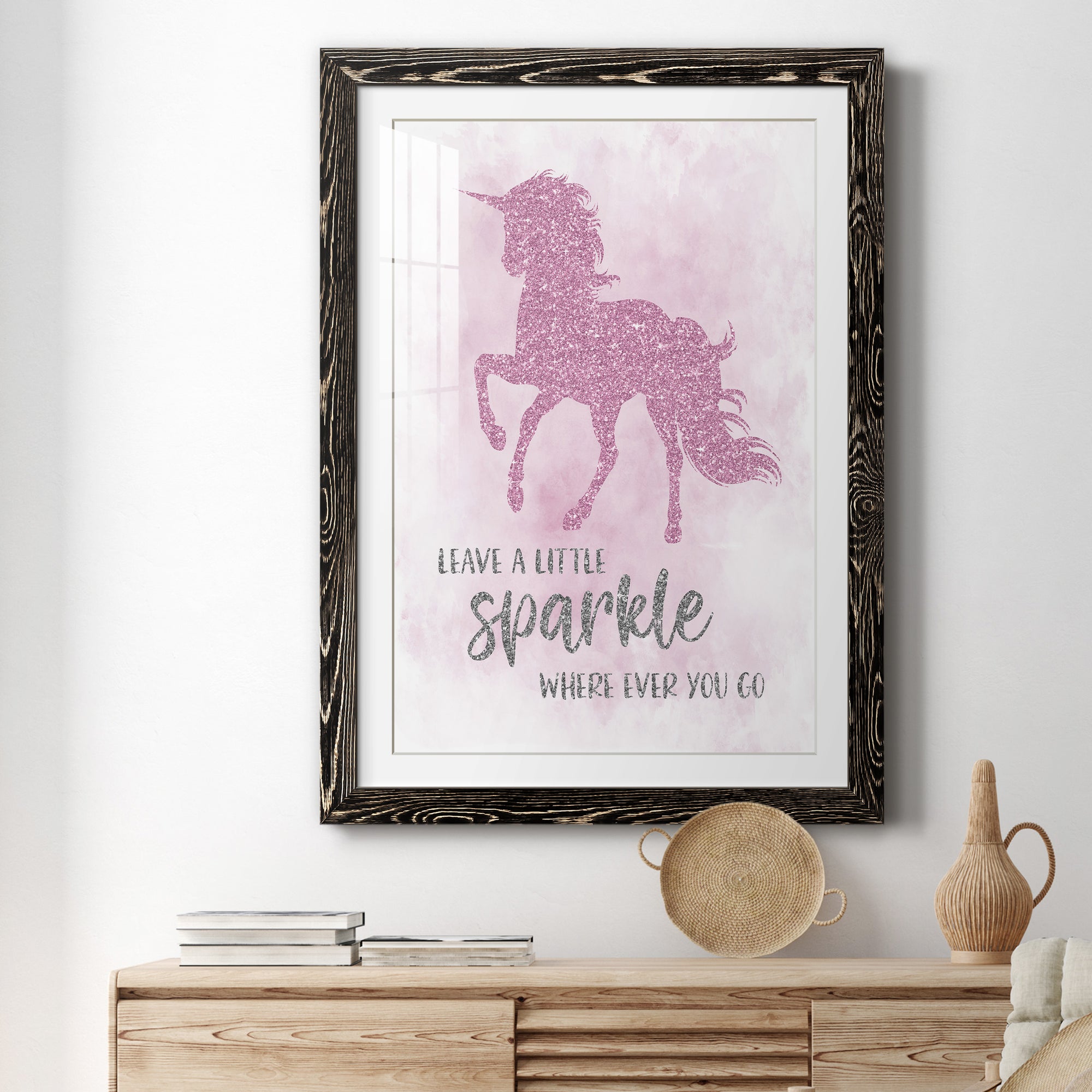 Sparkle - Barnwood Framed Art Print
