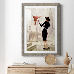 Hello, New York - Barnwood Framed Art Print