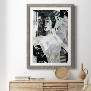 Runway Star - Barnwood Framed Art Print
