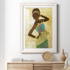 Tribal Vision II - Barnwood Framed Art Print