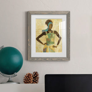 Tribal Vision I - Barnwood Framed Art Print
